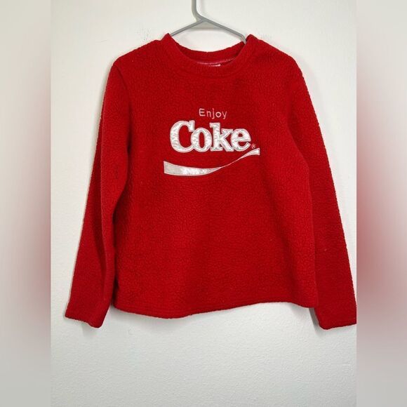 Coke Sleepwear Fleece Red Size S - Picture 1 of 9